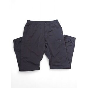 Carhartt‎ Force Scrub Pants Women S Blue Elastic Waist Cargo Work